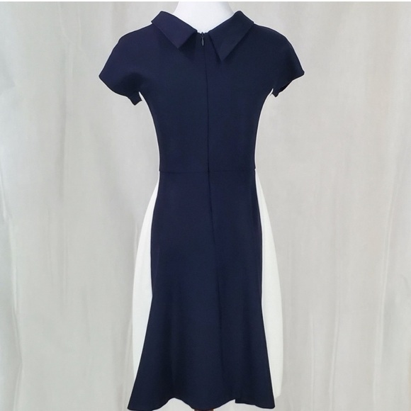 Hobbs Dresses Hobbs London Lenora Dress Sz 4 Navy/White Elegant Classy Hourglass - Picture 4 of 14